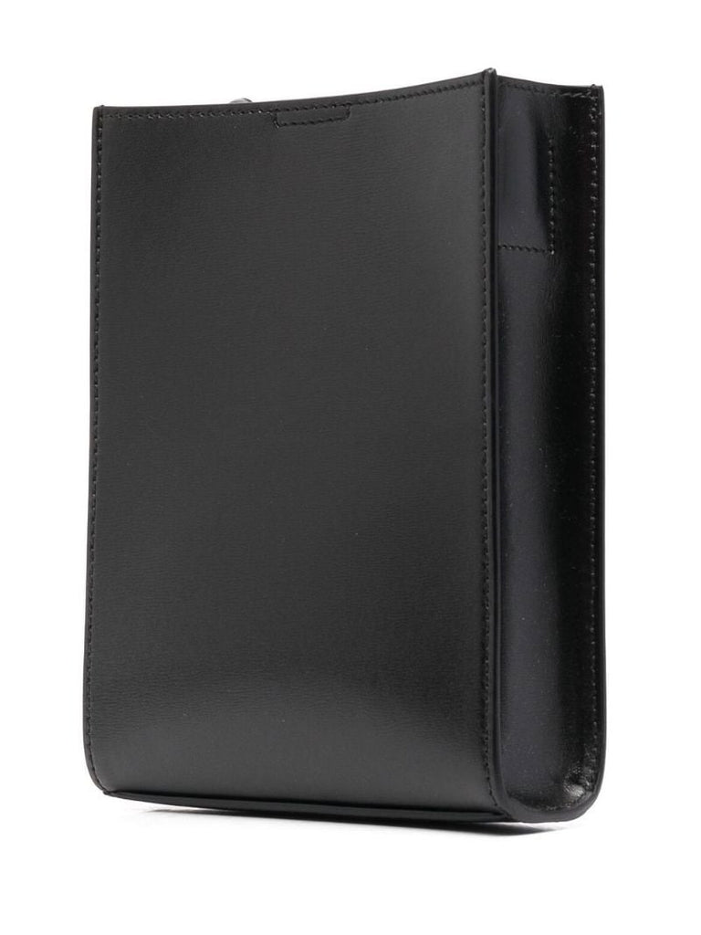 Black Tangle Small Leather Cross Body Bag