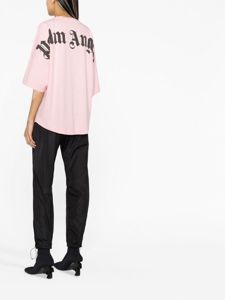 Pink Core Classic Logo Cotton T-shirt
