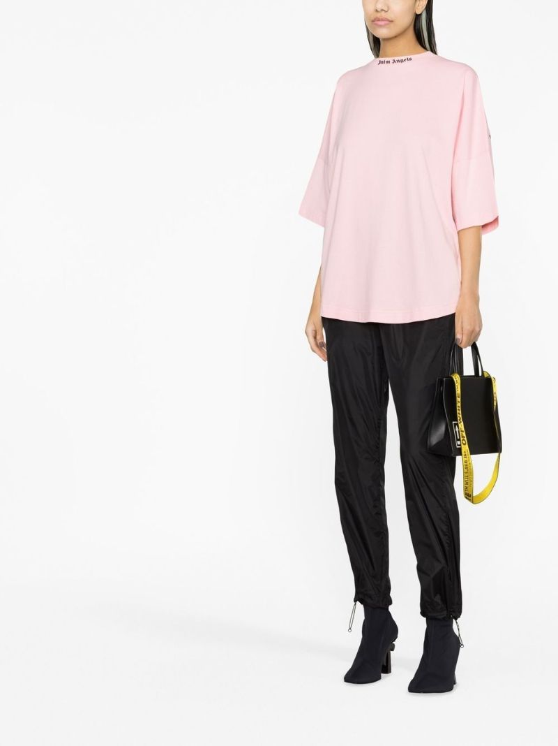 Pink Core Classic Logo Cotton T-shirt