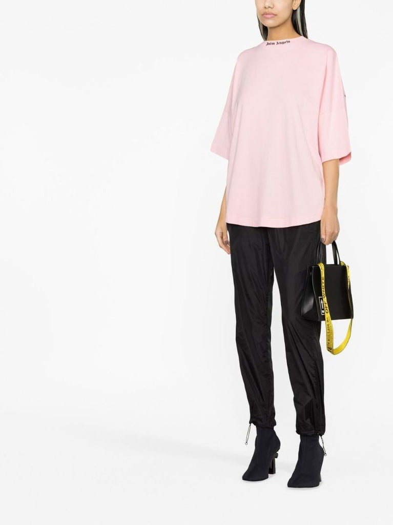 Pink Core Classic Logo Cotton T-shirt