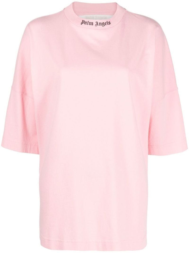 Pink Core Classic Logo Cotton T-shirt