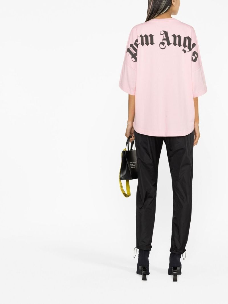 Pink Core Classic Logo Cotton T-shirt
