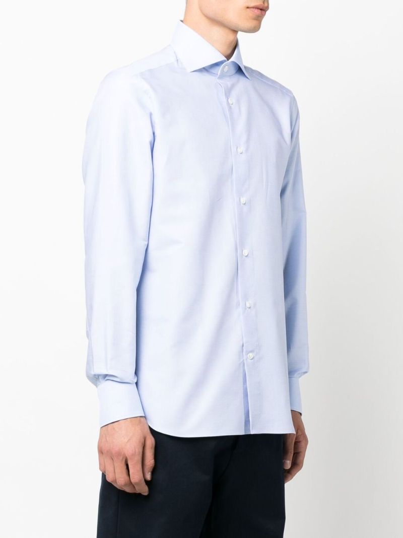 Blue Trofeo Cotton Shirt