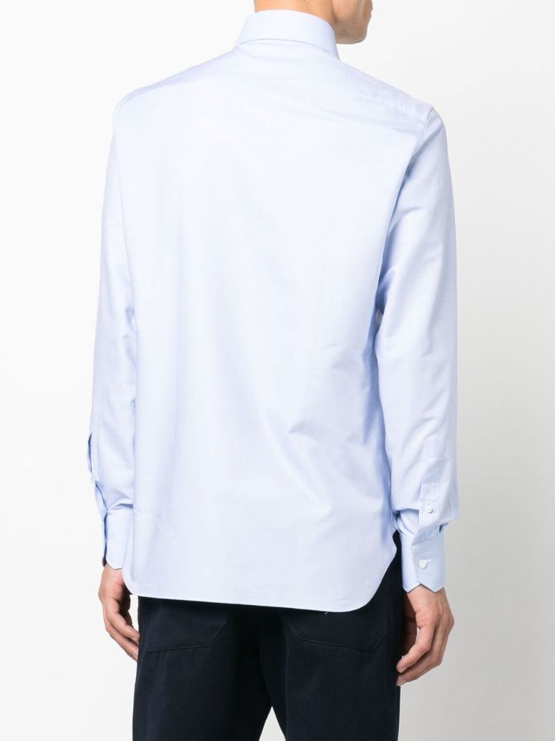 Blue Trofeo Cotton Shirt
