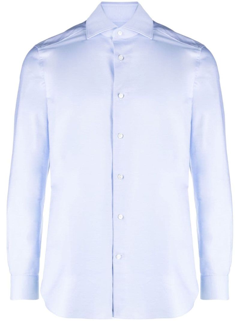 Blue Trofeo Cotton Shirt