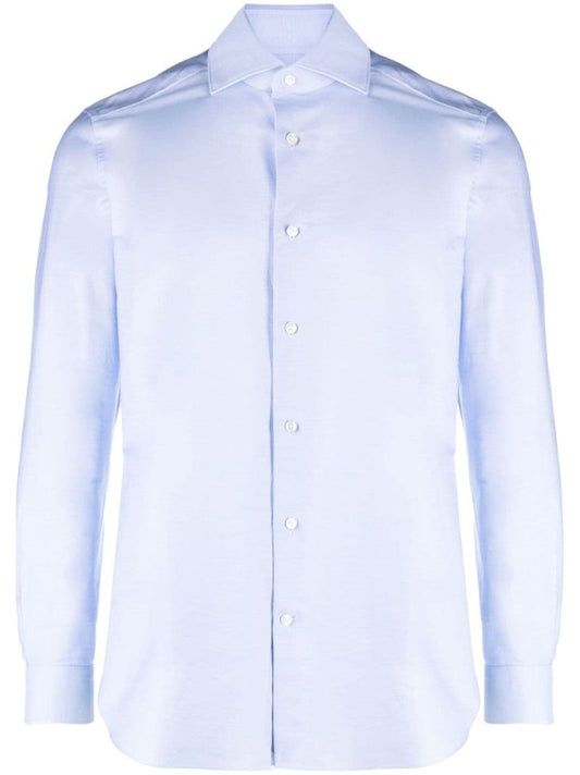 Blue Trofeo Cotton Shirt