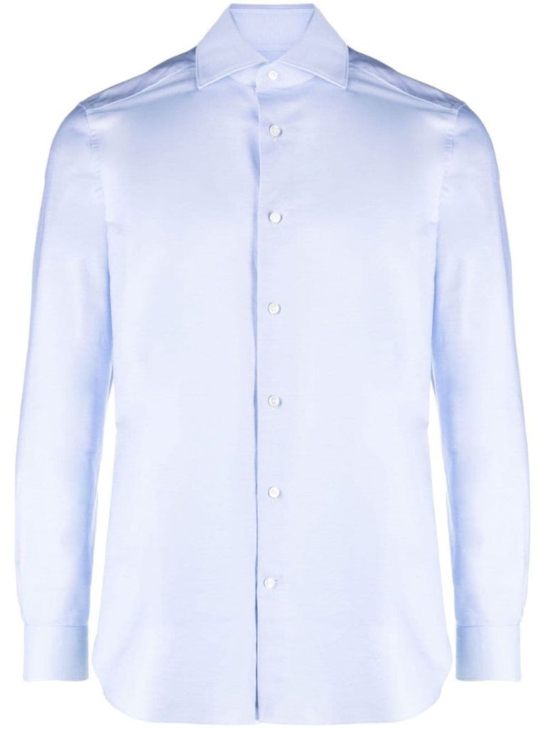 Blue Trofeo Cotton Shirt