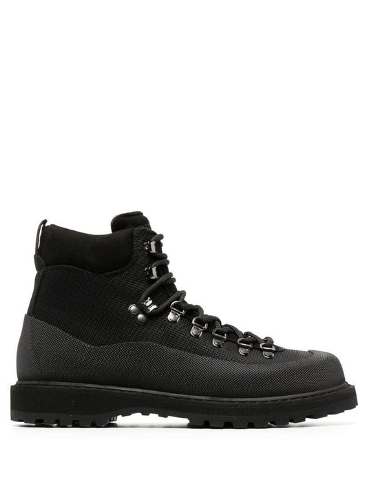 Black Lace Up Hiker Boots