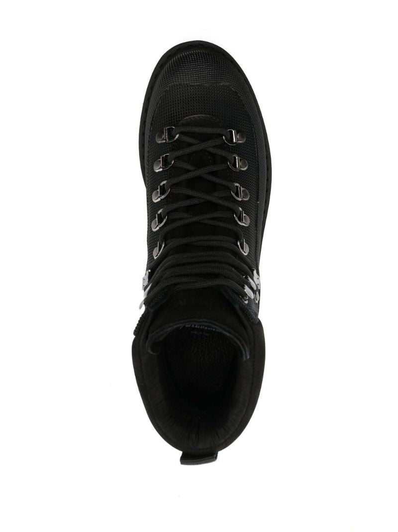 Black Lace Up Hiker Boots