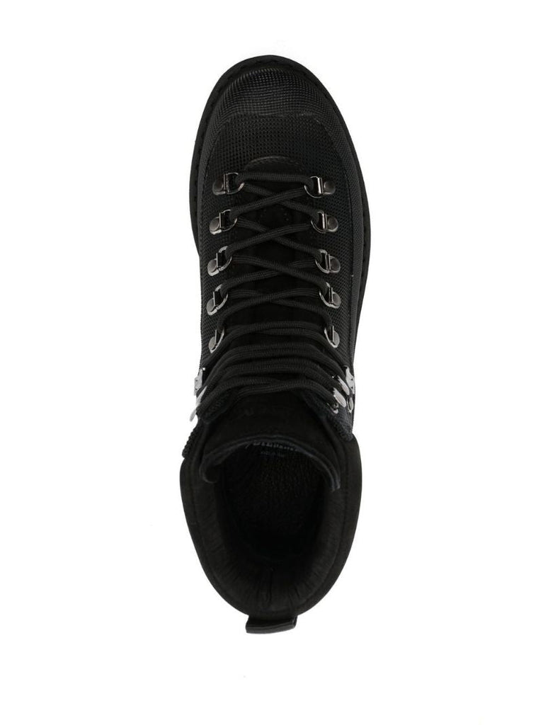 Black Lace Up Hiker Boots