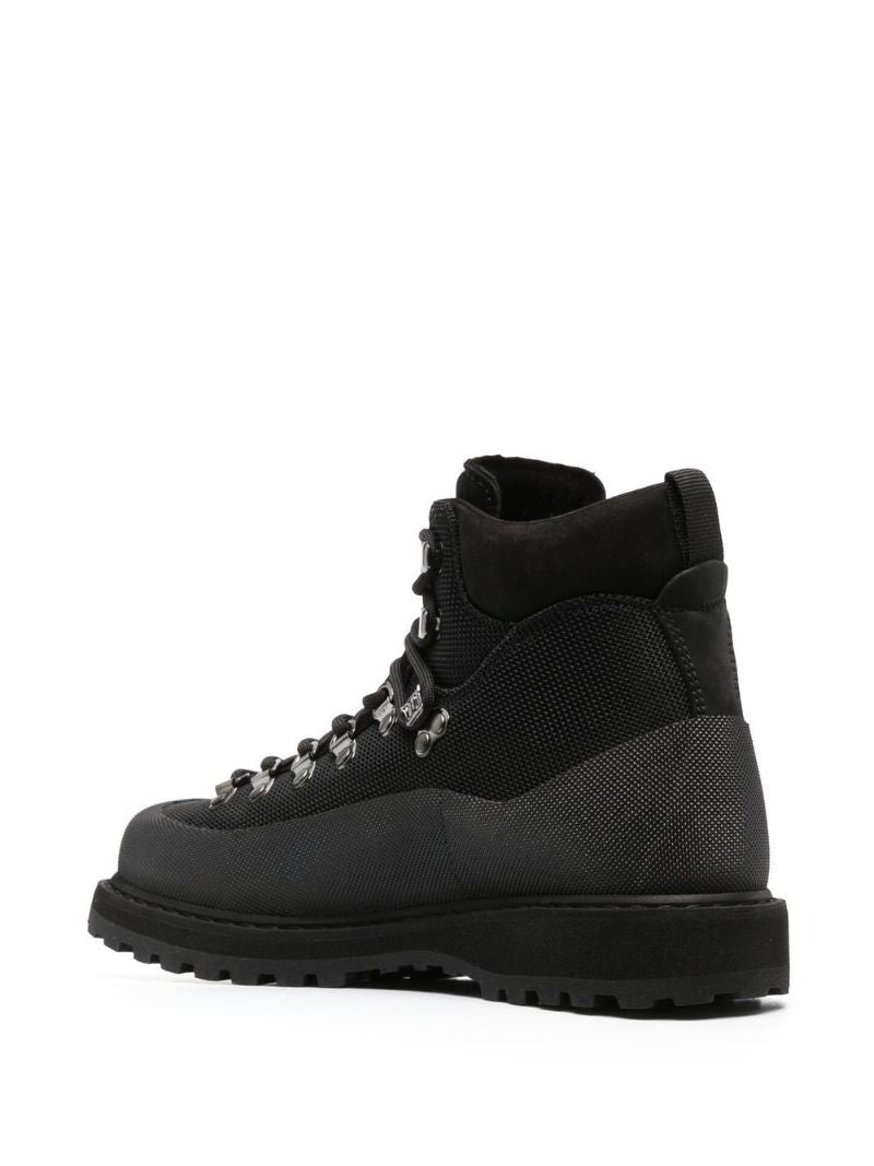 Black Lace Up Hiker Boots