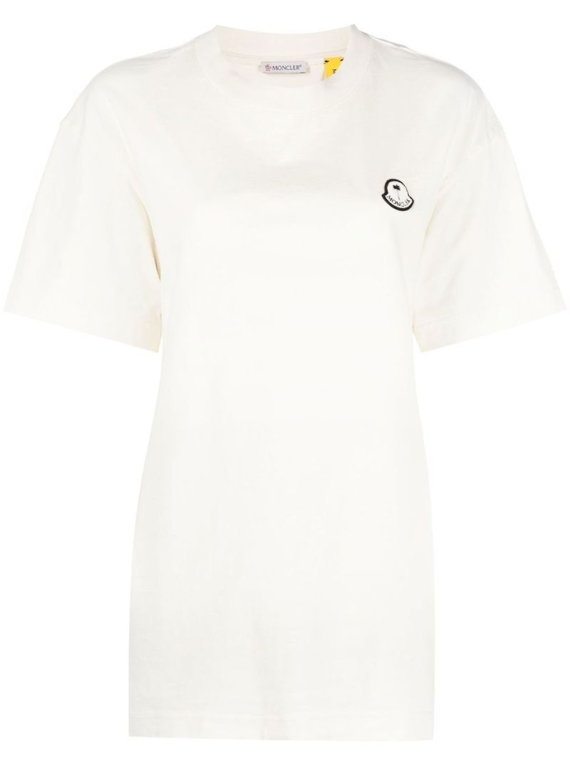 X Palm Angels White Logo Patch T-shirt