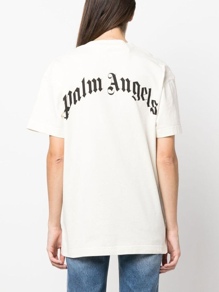 X Palm Angels White Logo Patch T-shirt
