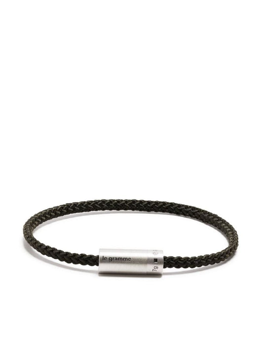 Sterling Silver Le 7g Brushed Nato Cable Bracelet