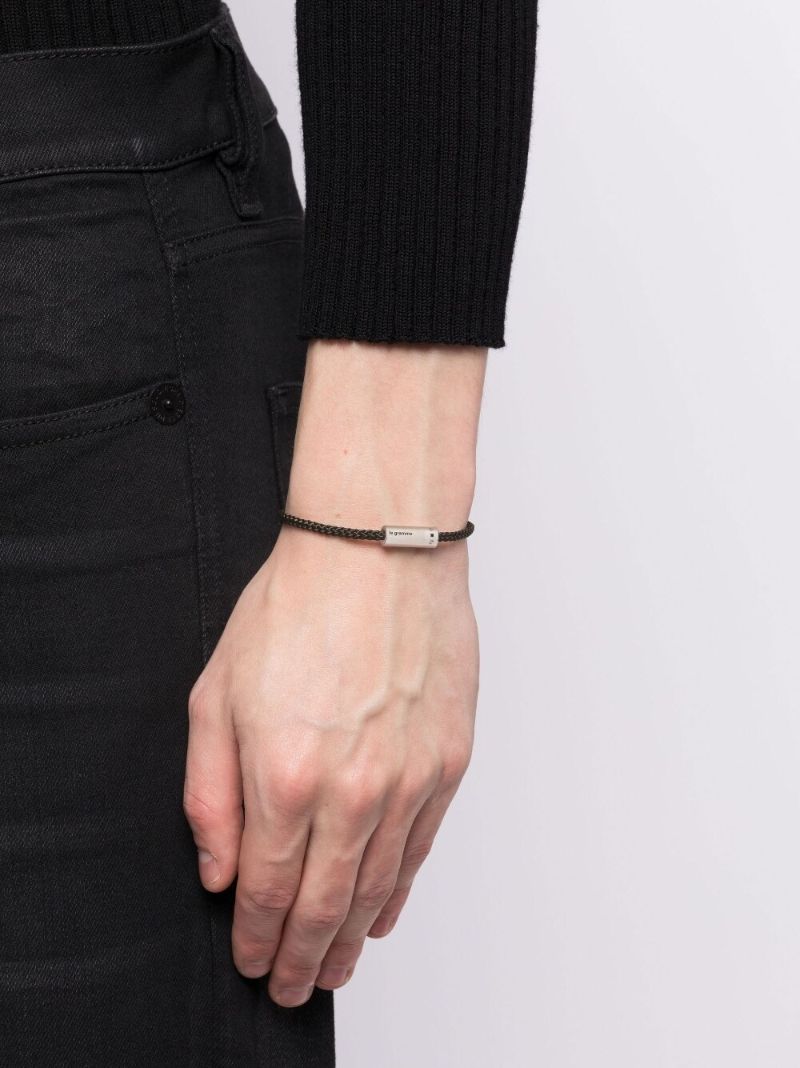 Sterling Silver Le 7g Brushed Nato Cable Bracelet