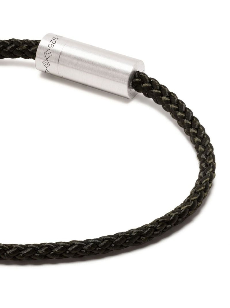 Sterling Silver Le 7g Brushed Nato Cable Bracelet
