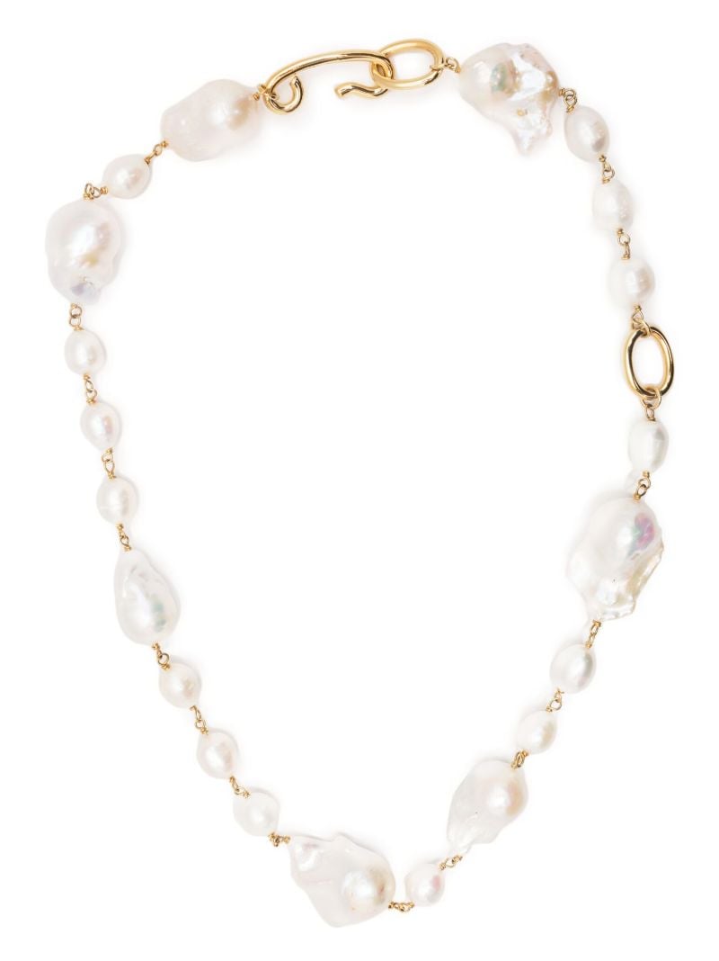 Gold-tone Pearl Necklace