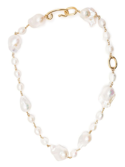 Gold-tone Pearl Necklace