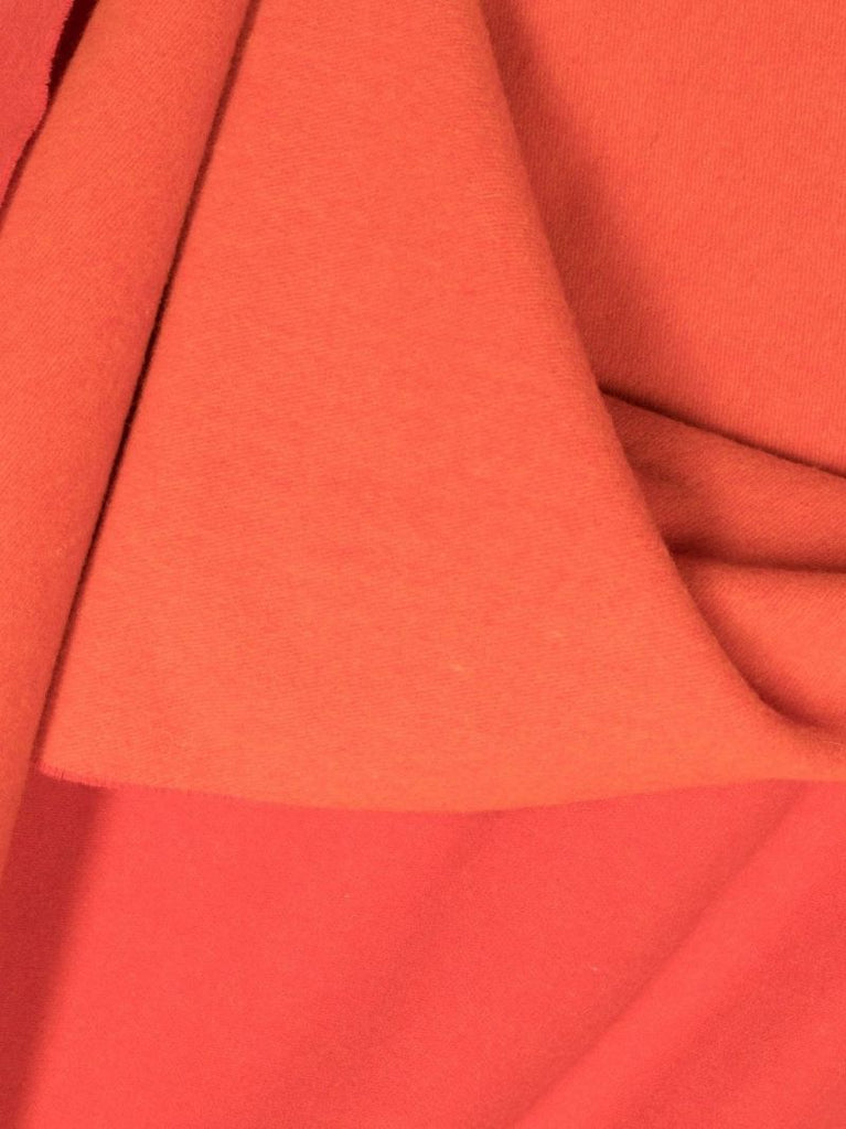 Orange Logo Wool Scarf
