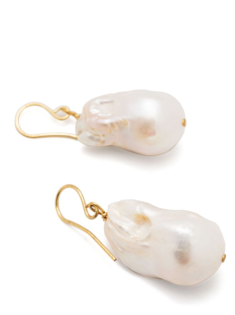 Gold-tone Pearl Drop Earrings