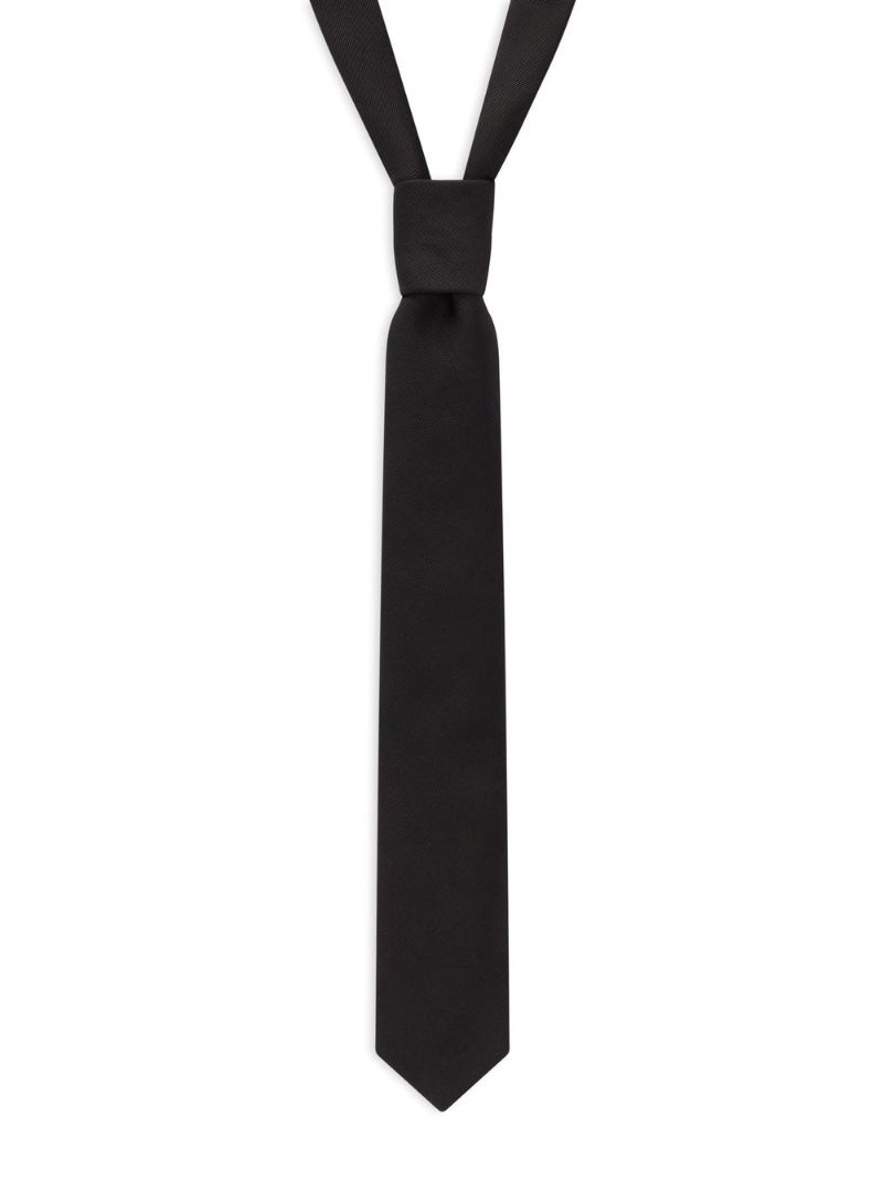 Black Silk Tie
