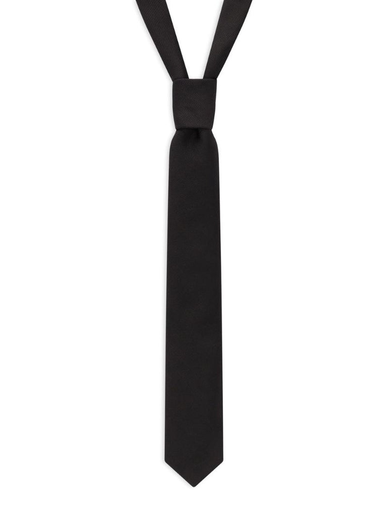 Black Silk Tie