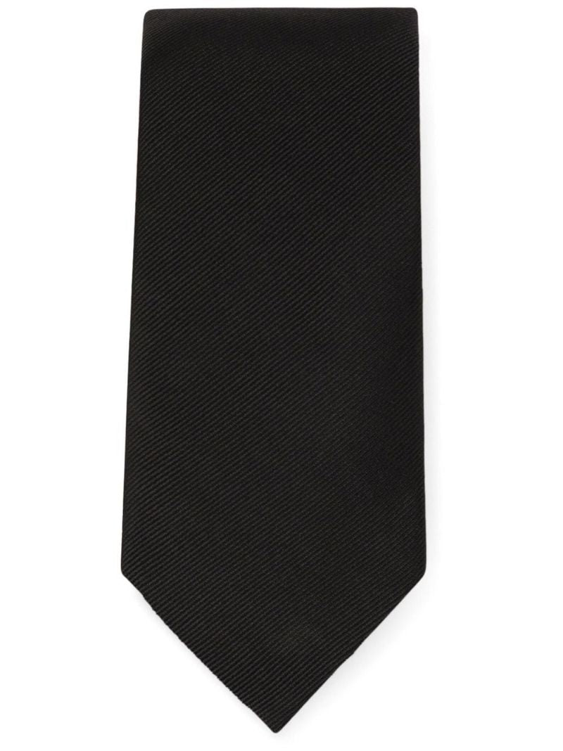 Black Silk Tie