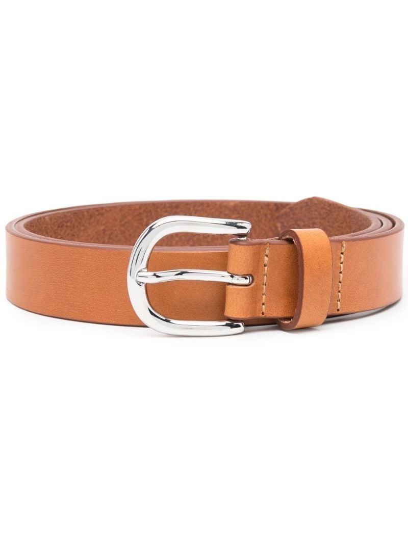 Brown Zap Leather Belt