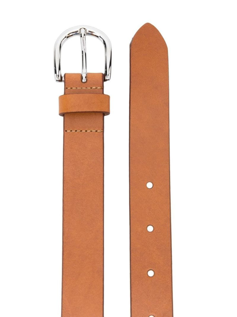 Brown Zap Leather Belt