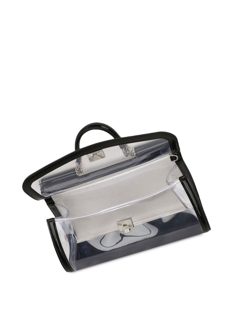 Neutral Sicily Pvc Top Handle Bag
