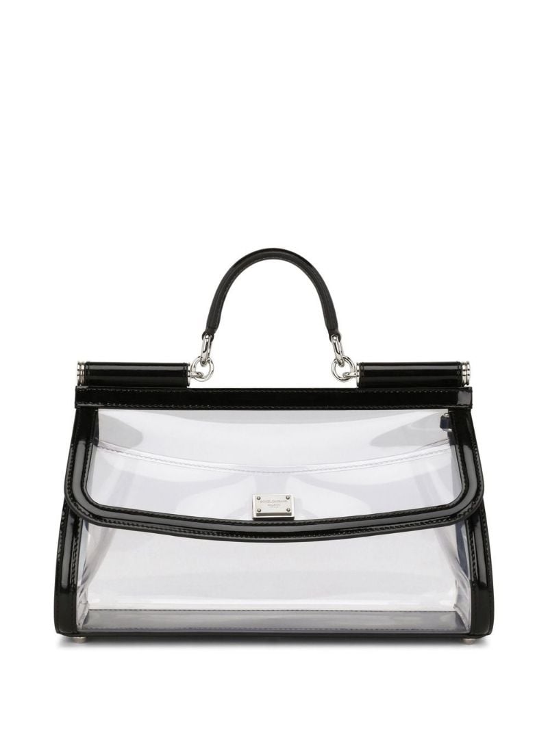 Neutral Sicily Pvc Top Handle Bag