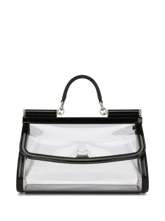 Neutral Sicily Pvc Top Handle Bag