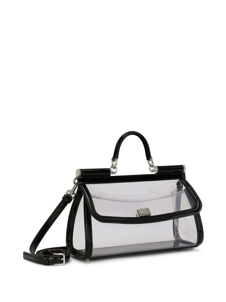 Neutral Sicily Pvc Top Handle Bag