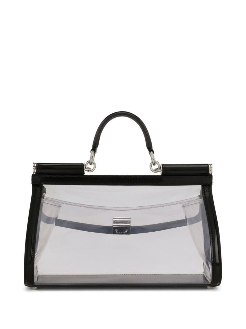 Neutral Sicily Pvc Top Handle Bag