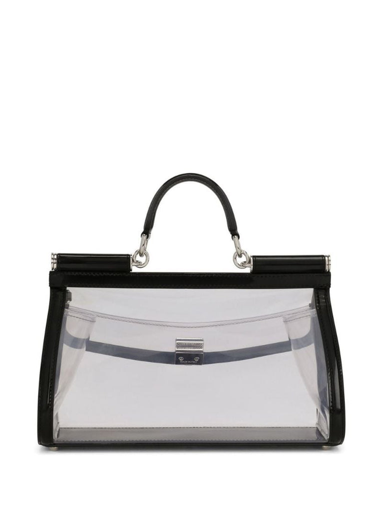 Neutral Sicily Pvc Top Handle Bag