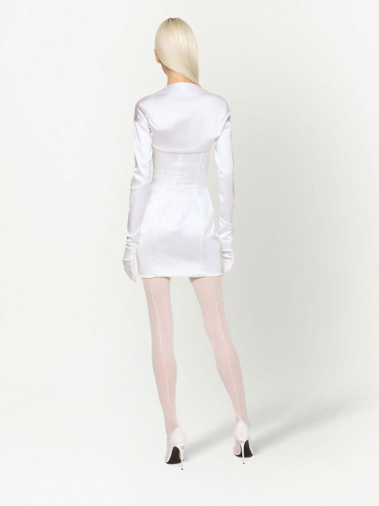 White Satin Finish Bolero