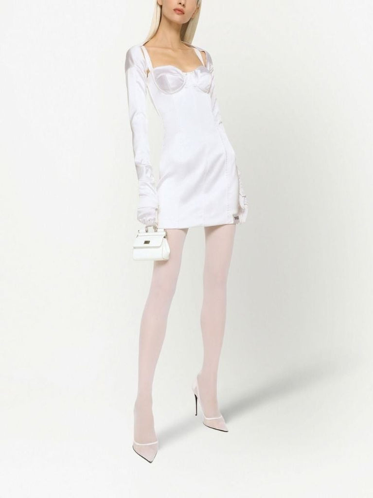 White Satin Finish Bolero