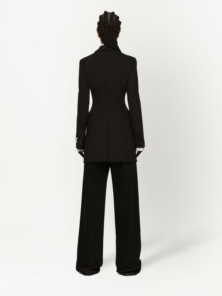 Black Peak Lapel Blazer