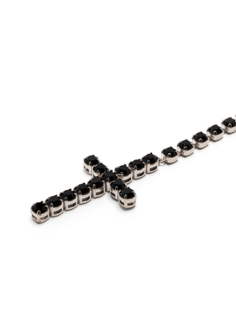X Kim Kardashian Black Cross Pendant Drop Earring