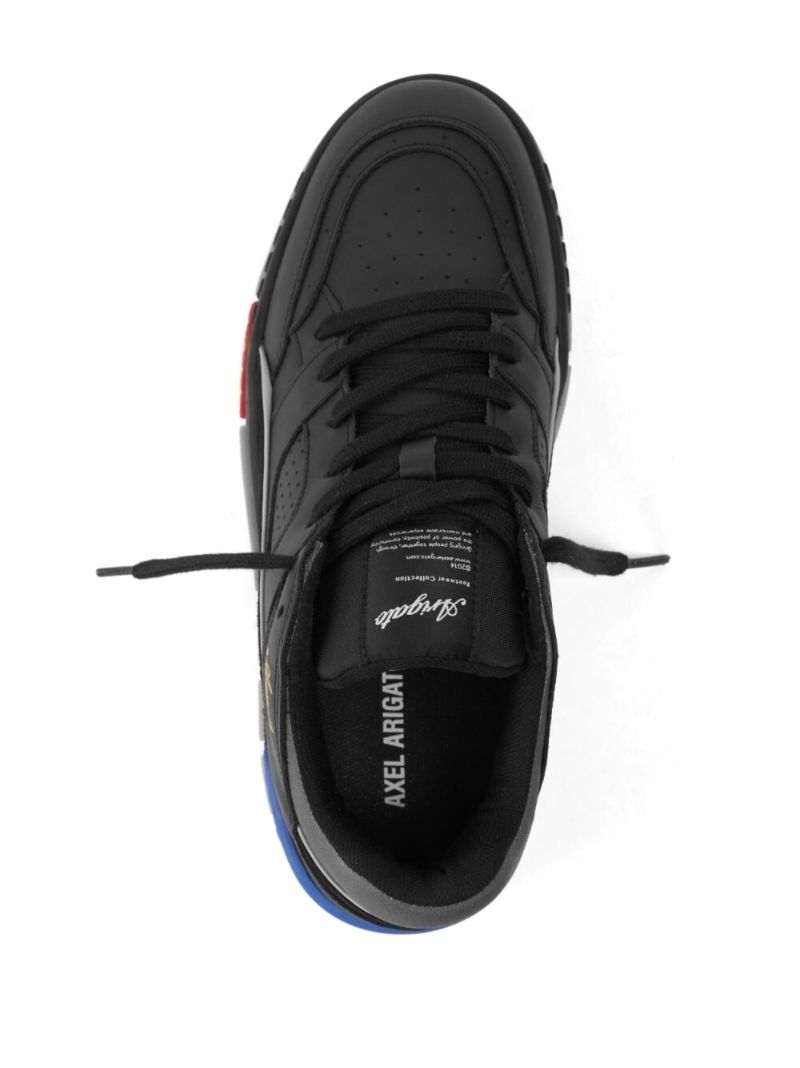 Black Area Low-top Sneakers