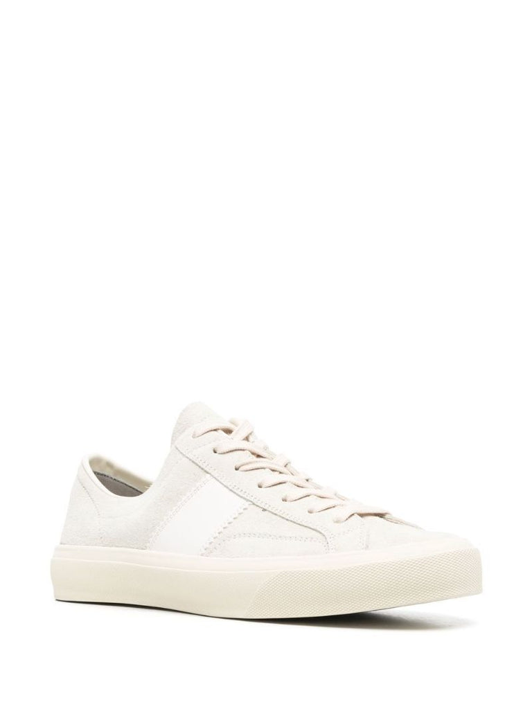 Neutral Logo Patch Low-top Sneakers