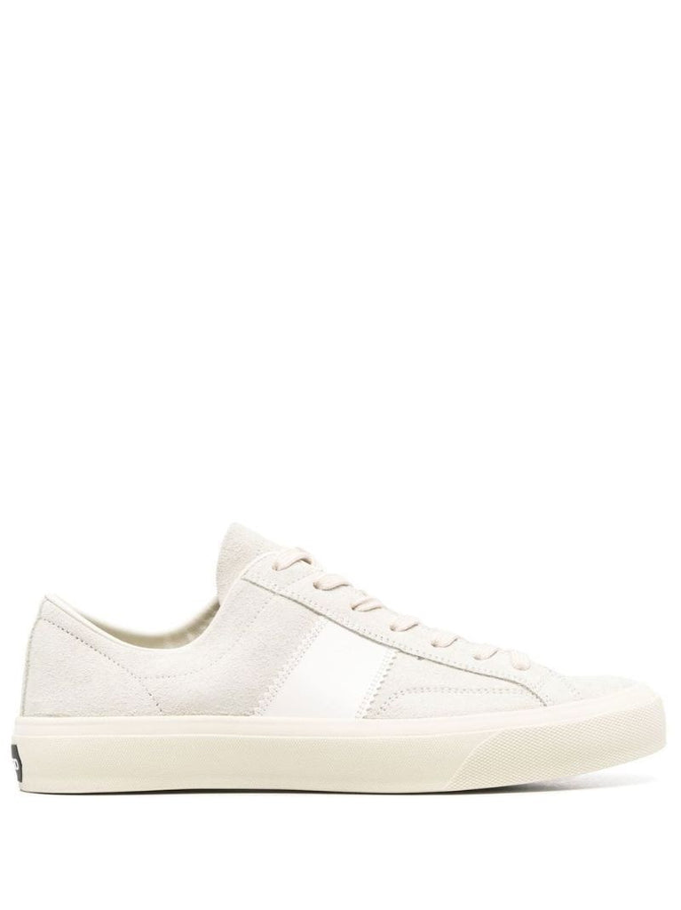 Neutral Logo Patch Low-top Sneakers
