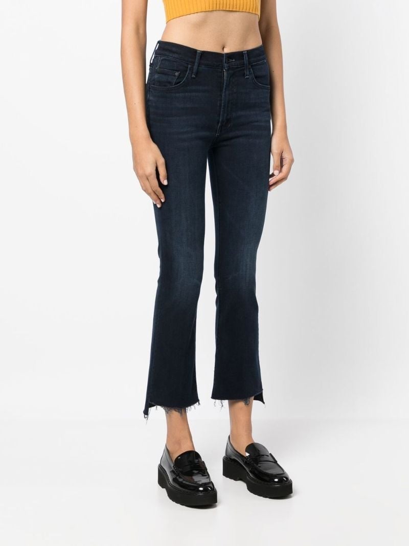 Blue the Hustler Frayed Ankle Jeans