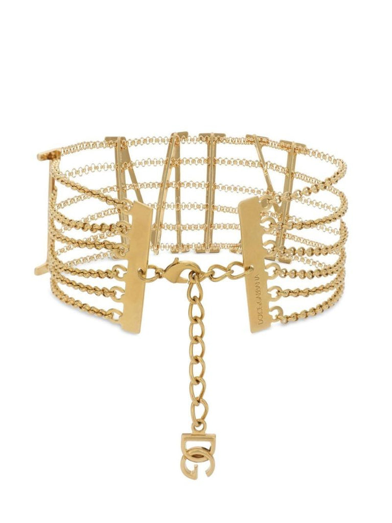 X Kim Kardashian Gold-tone Kim Necklace