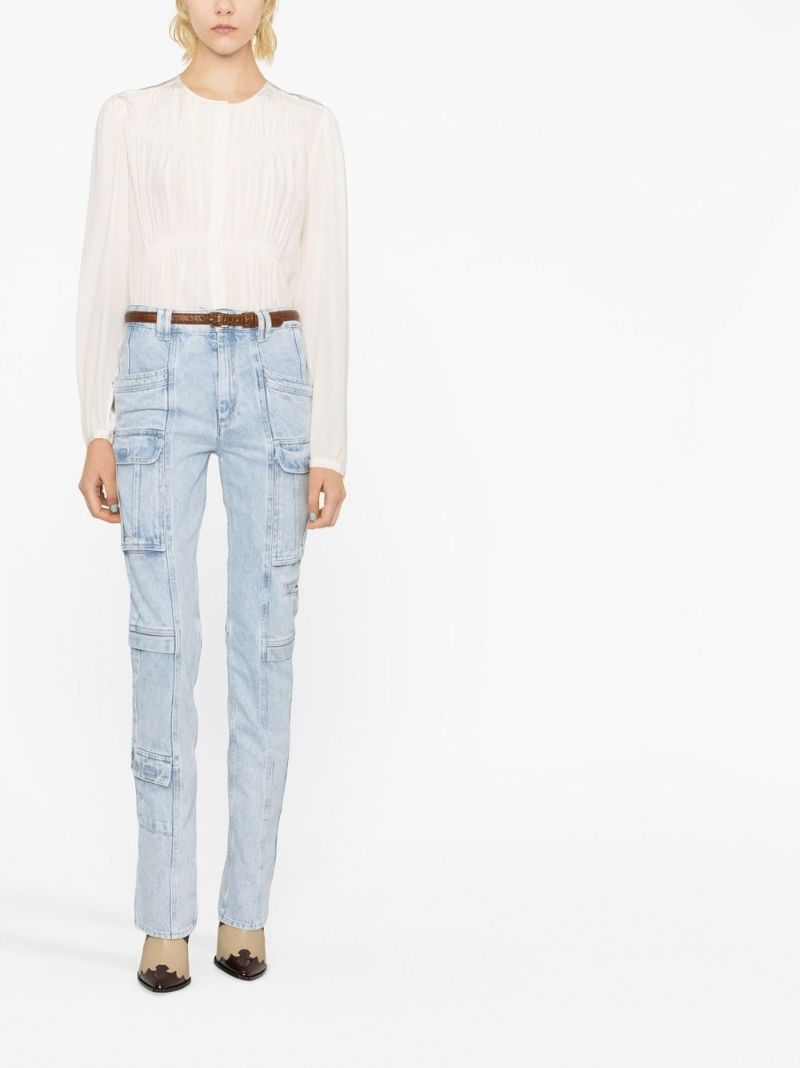 Blue Vokayo Straight-leg Jeans