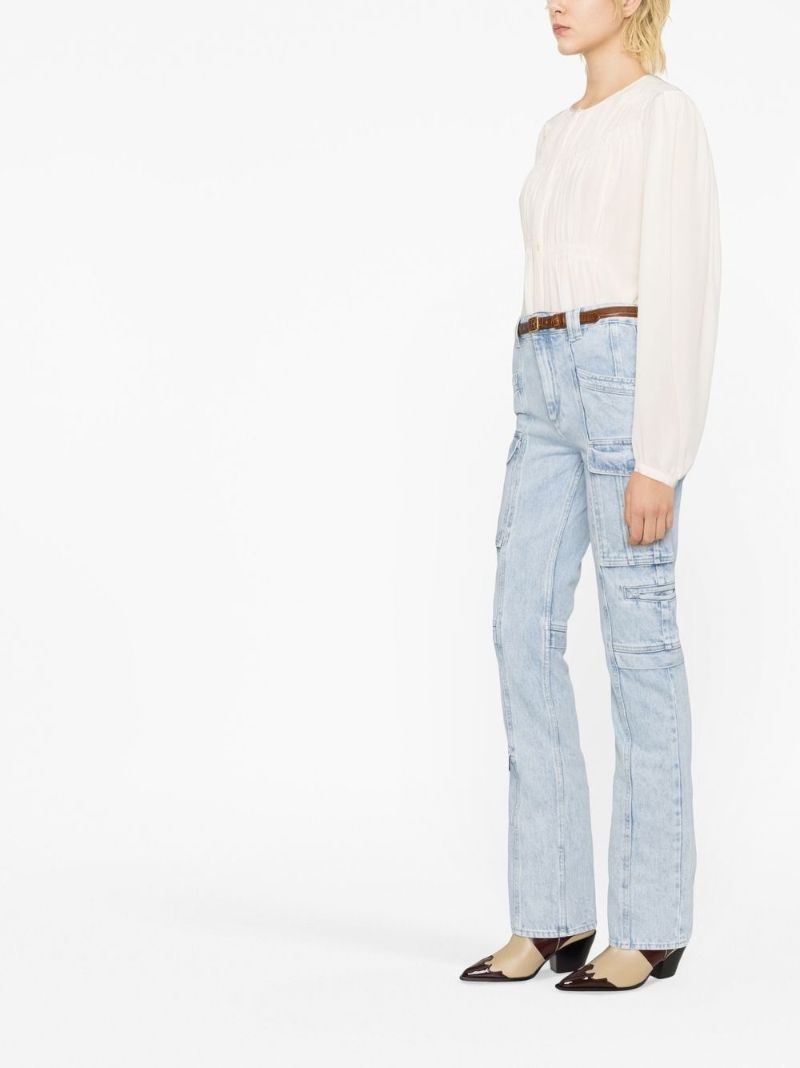 Blue Vokayo Straight-leg Jeans