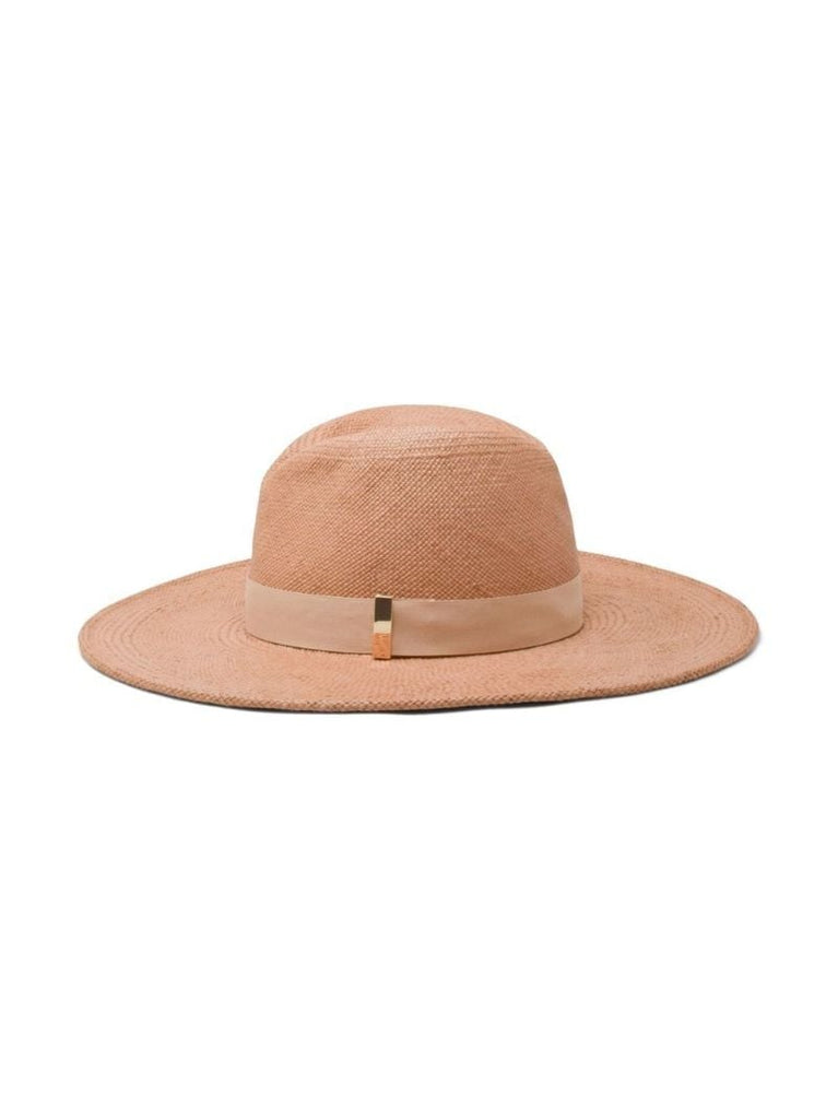 Neutral Jeanne Straw Panama Hat