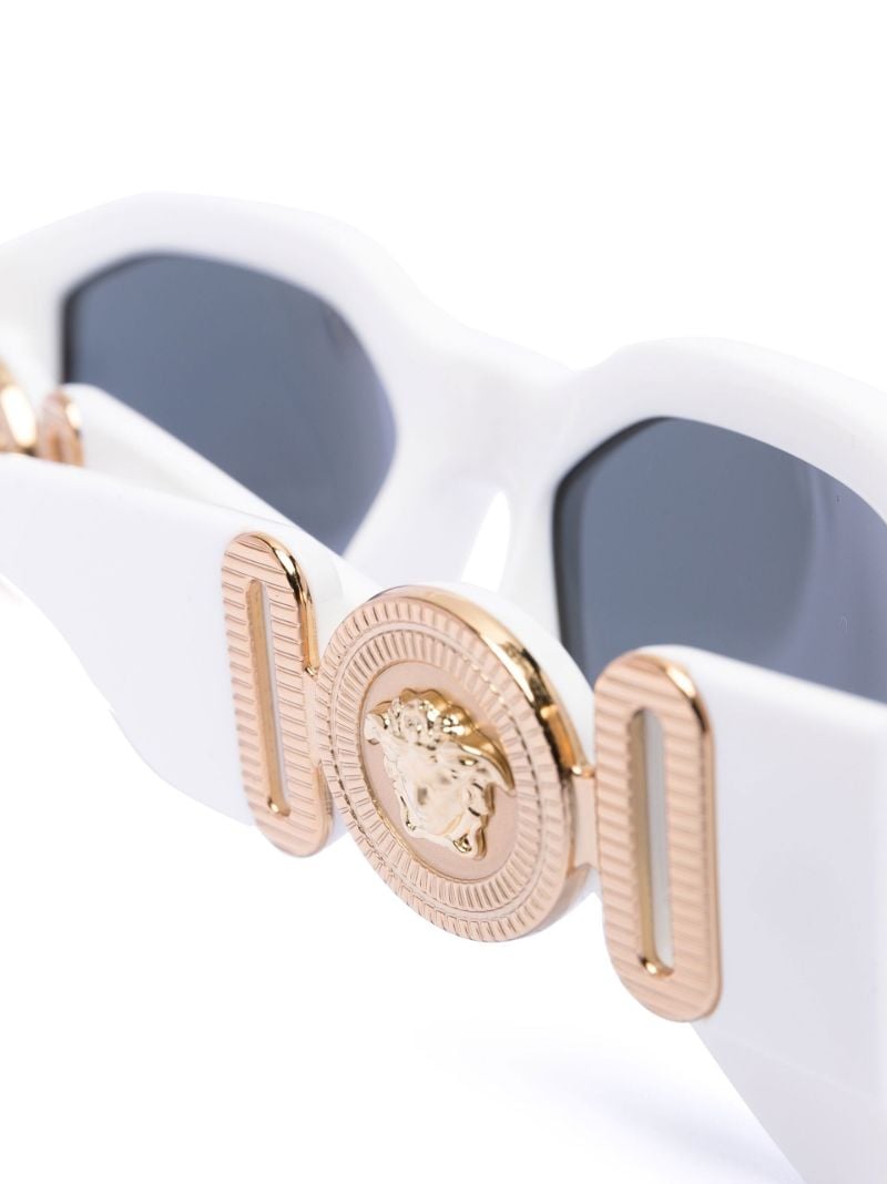 White Hexad Signature Sunglasses