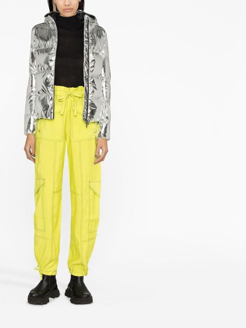 Green Light Slub Cargo Trousers