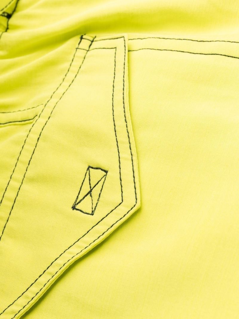 Green Light Slub Cargo Trousers